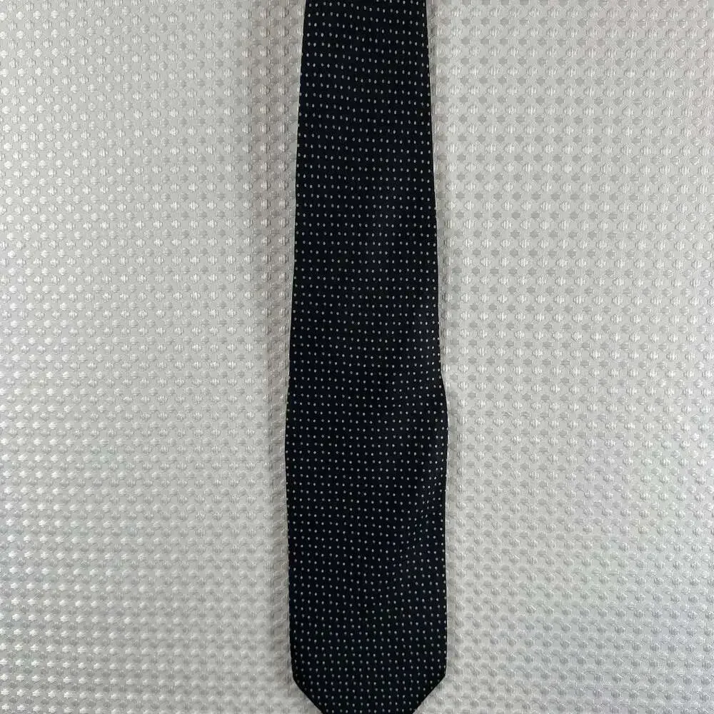 Meifter Tie Men One Size Pure Silk Classic Pointed Dotted Pattern